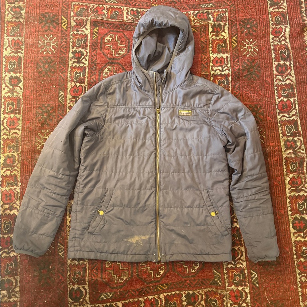 Blue L.L. Bean Hooded Jacket